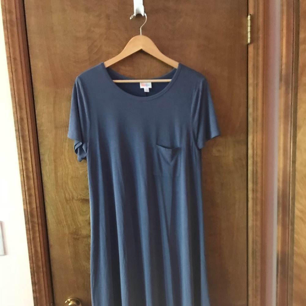 Purple LulaRoe Carly Dress